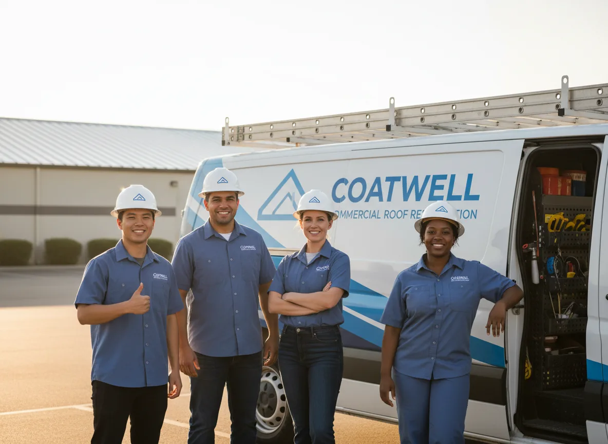 Commercial roof coating company in Rowland, NC